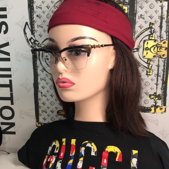 New Authentic Gucci Black and Brown Eyeglasses GG0660o 001 - Picture 1 of 14